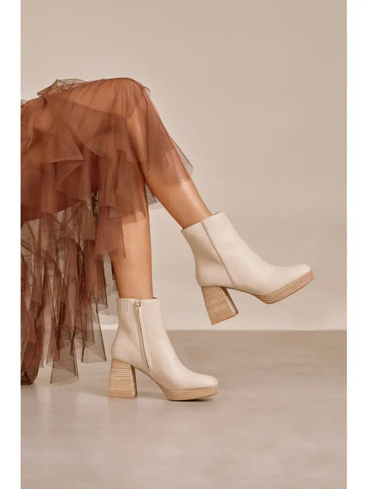 Beige Boots