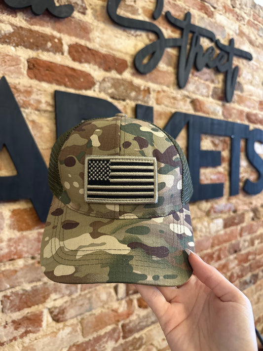 Camo Patch Hat
