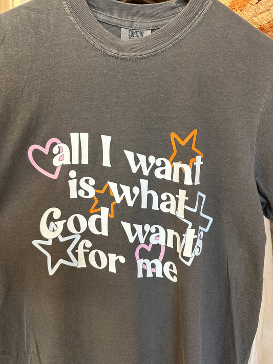 What God Wants For Me | Pepper Comfort Colors T-Shirt