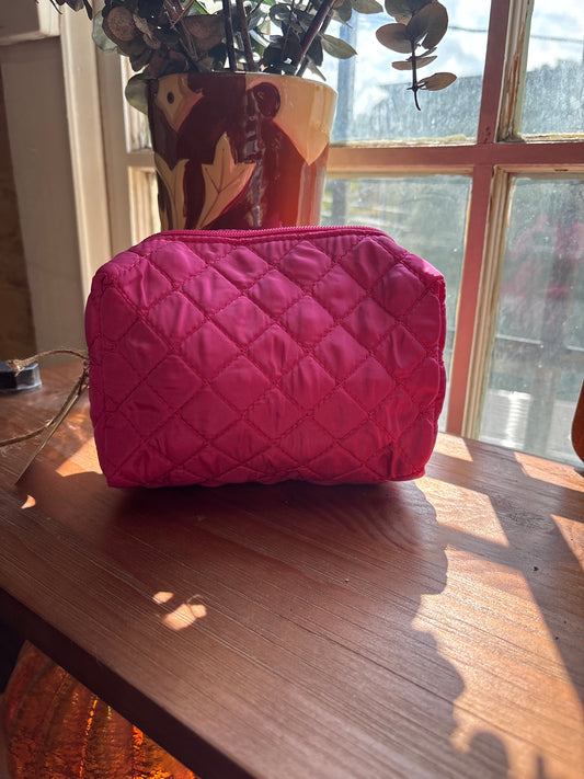 Quilted Travel Pouch