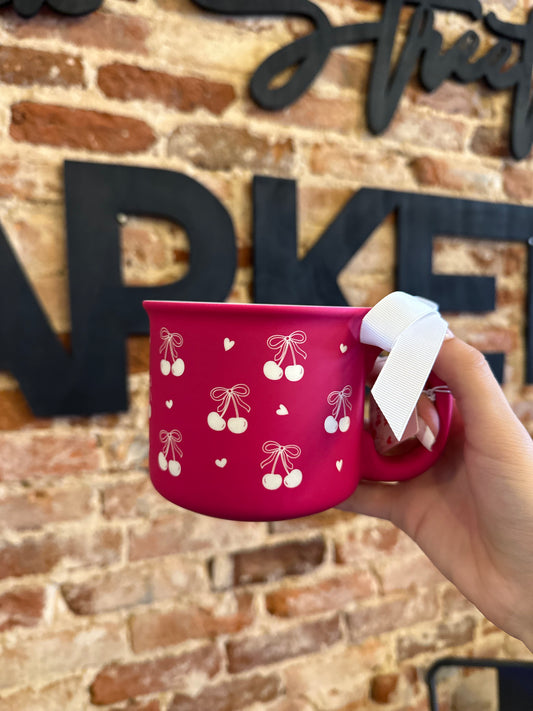 Cherry Bow Mug