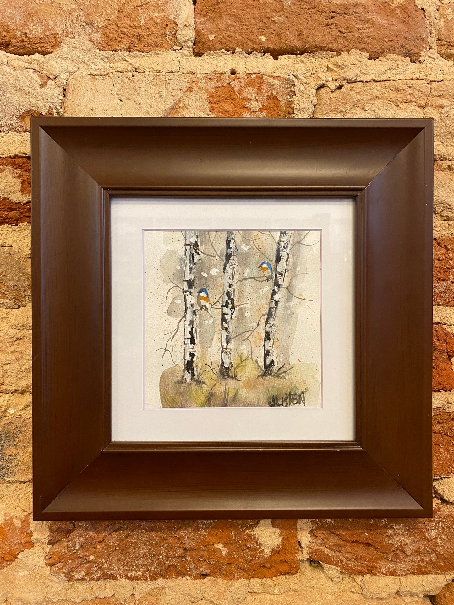 Framed Winter Snow & Trees
