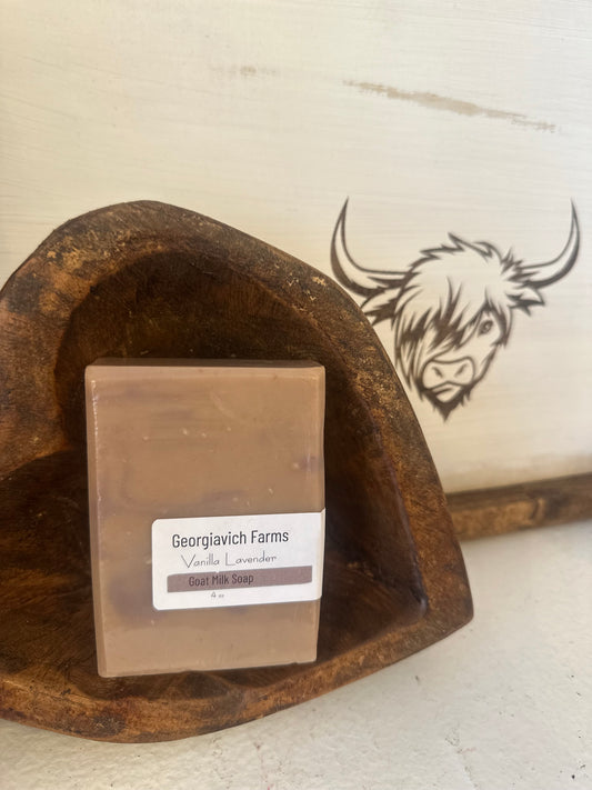 Vanilla Lavender Goat Milk Soap