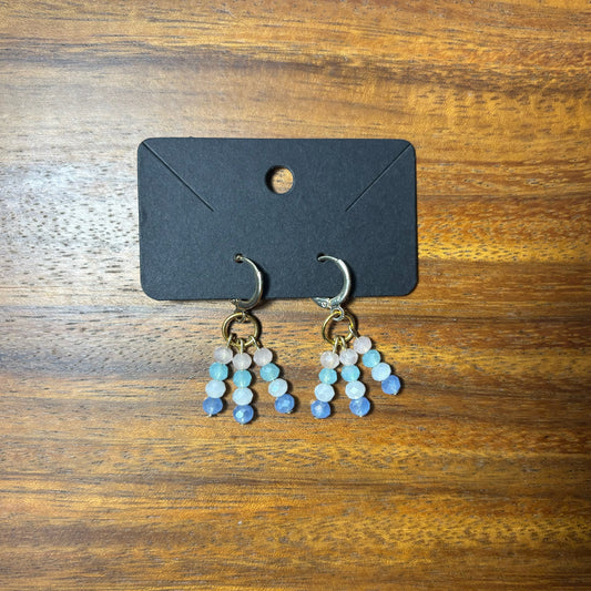 4 Color Beaded Earrings