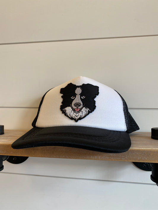 Border Collie Patch Hat