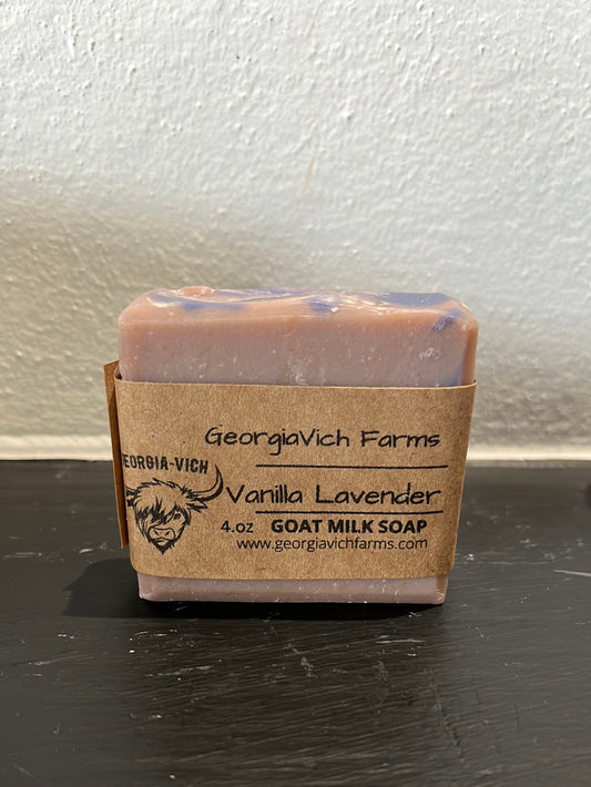 Vanilla Lavender Goat Milk Soap