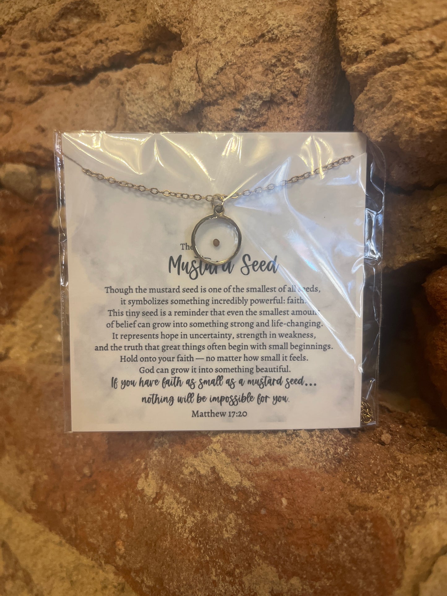 Mustard Seed Necklace
