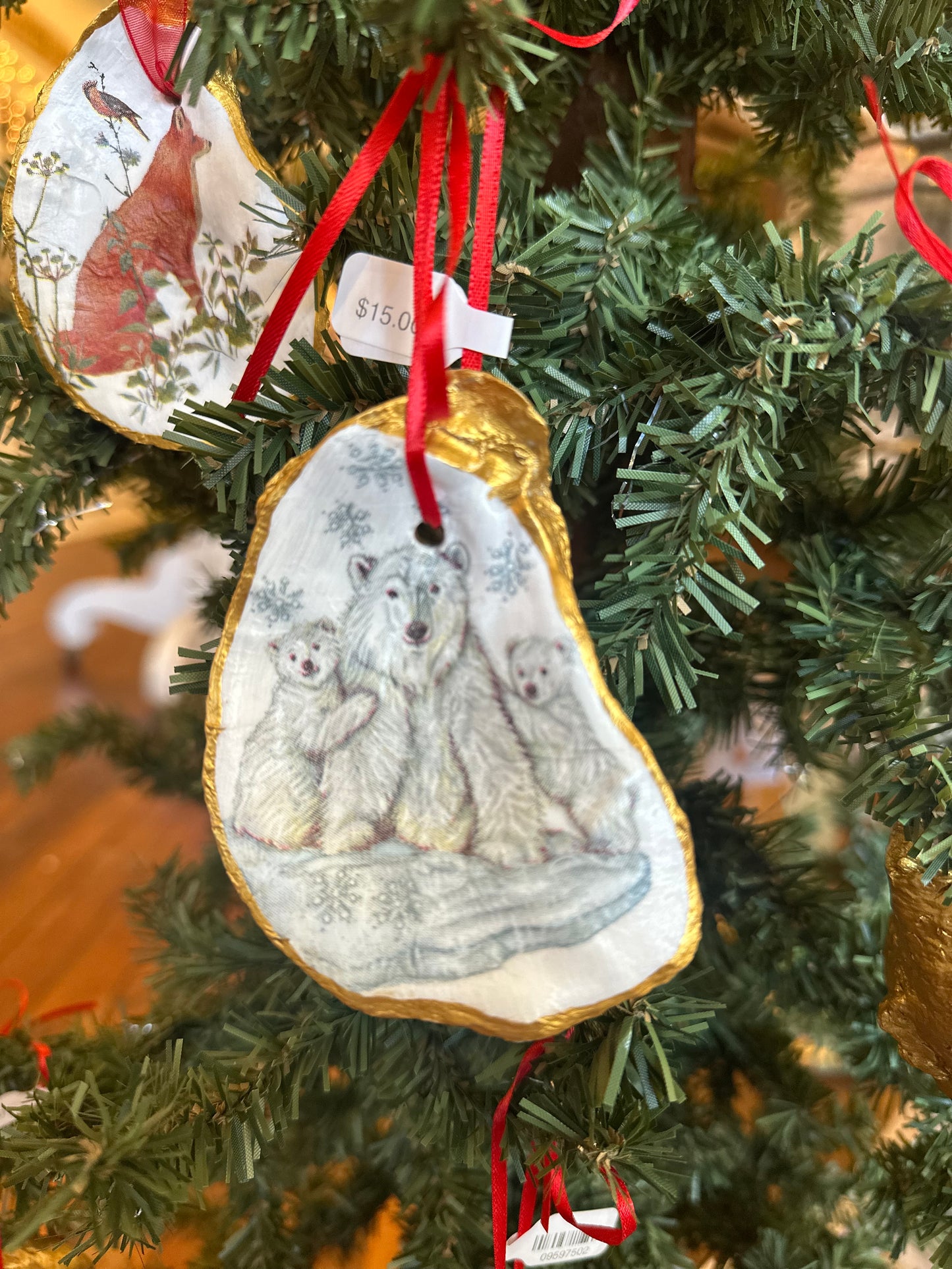 Oyster Shell Ornaments