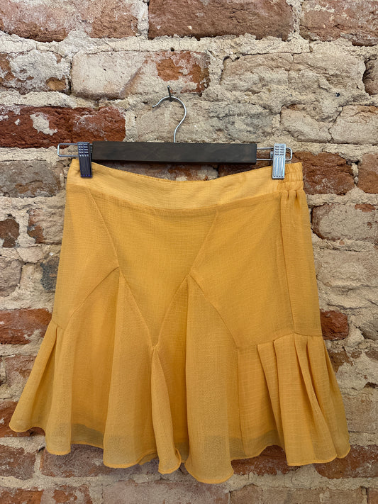 Detailed Fall Mini Skirt
