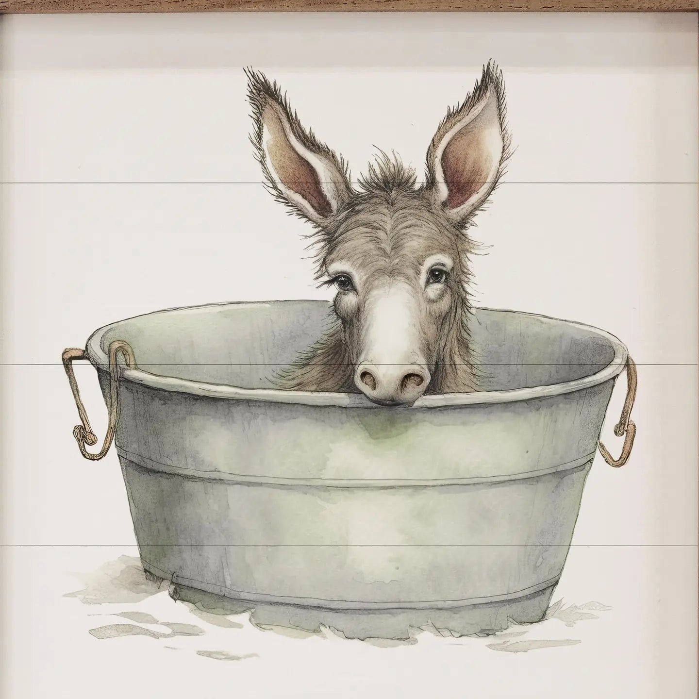 Donkey Metal Tub White