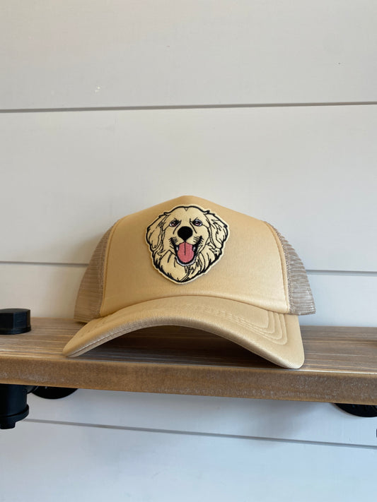 Golden Retriever Patch Hat