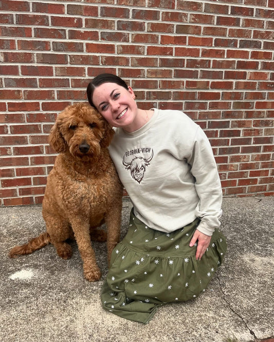 Georgia-Vich Embroidered Sweatshirt