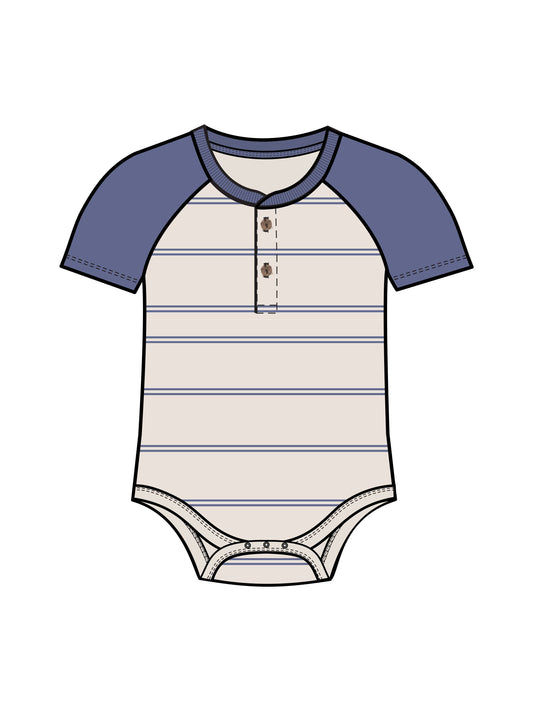 Sosa Raglan Henley Bodysuit