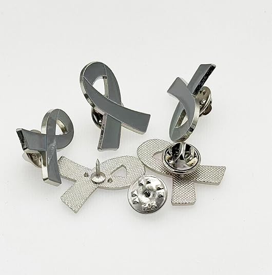 Brain Cancer Ribbon Pins