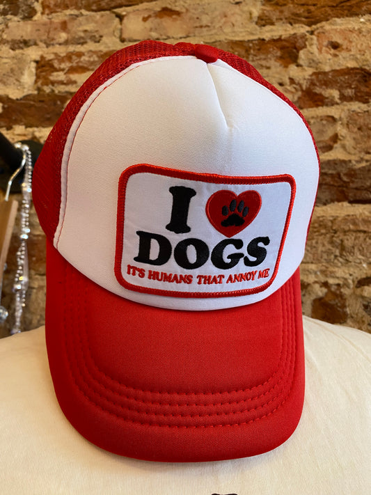 I Heart Dogs Patch Hat