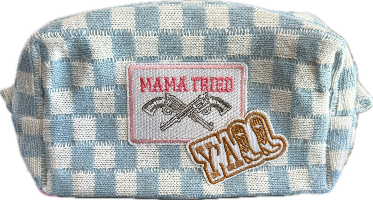 Mama Tried (Blue Gingham)