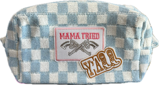 Mama Tried (Blue Gingham)