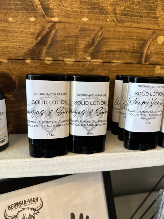 Breezes & Sunshine Solid Lotion