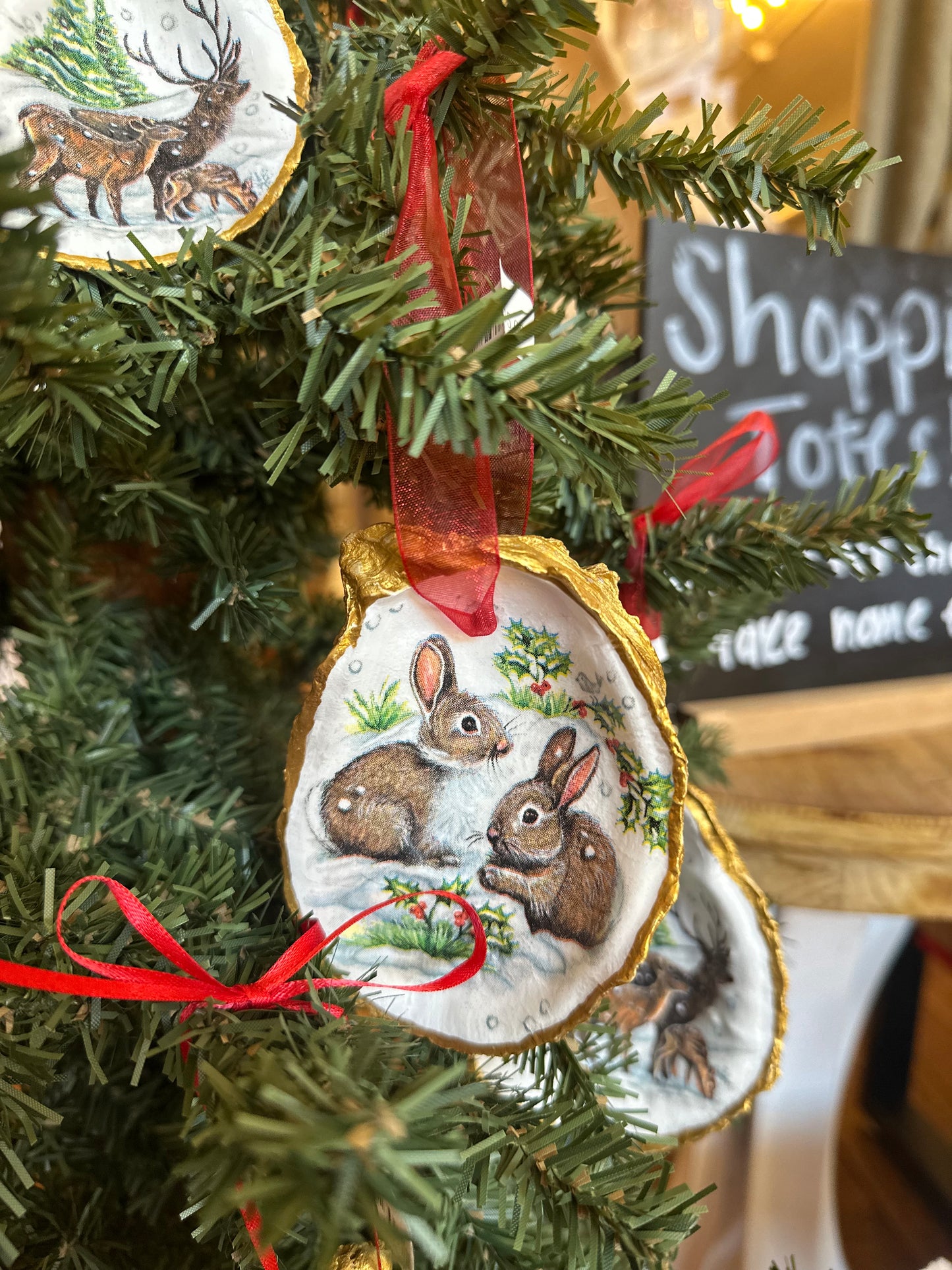 Oyster Shell Ornaments