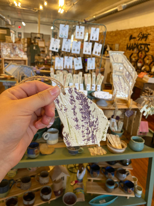 Lavender Georgia Ornaments