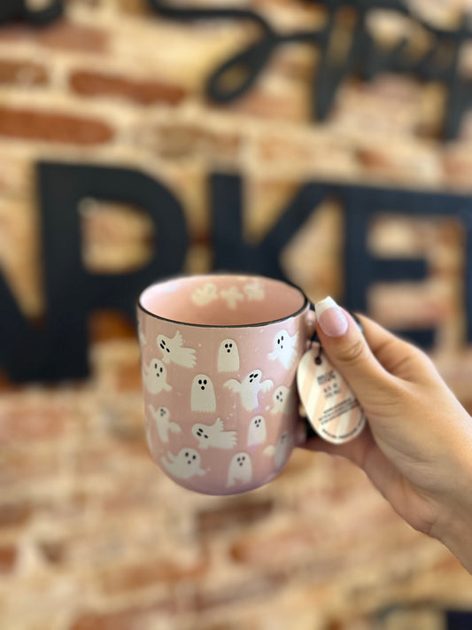 Pink Ghost Mug