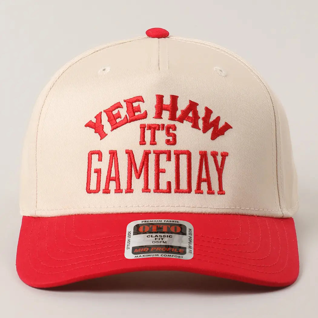 Yee Haw It's Gameday Embroidered Trucker Hat