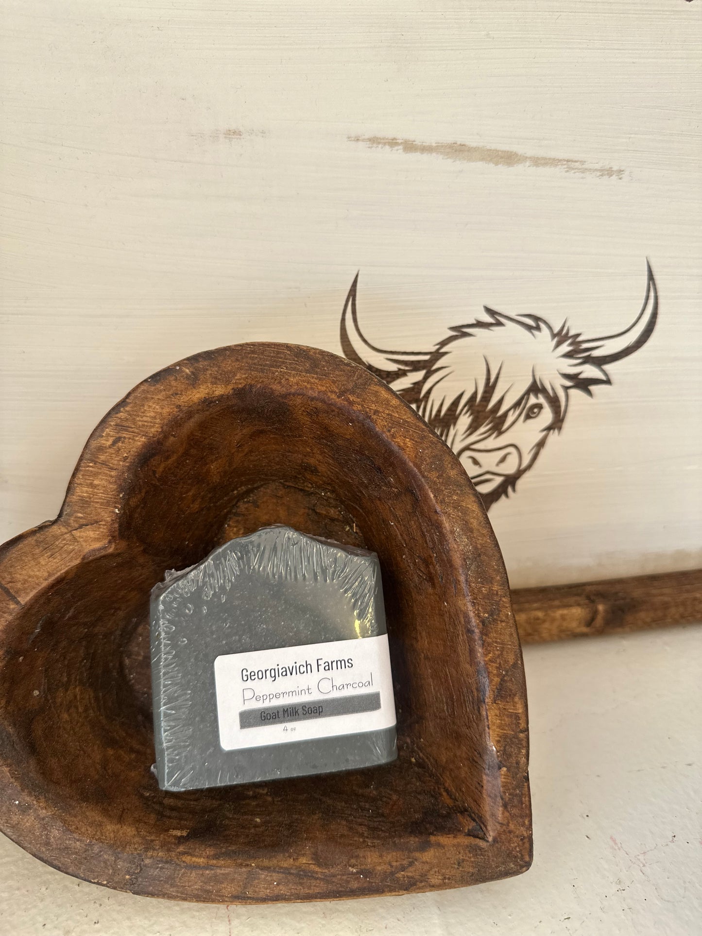Peppermint Charcoal Goat Milk Soap