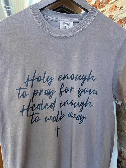 Faith With Boundaries | Espresso Comfort Colors T-Shirt