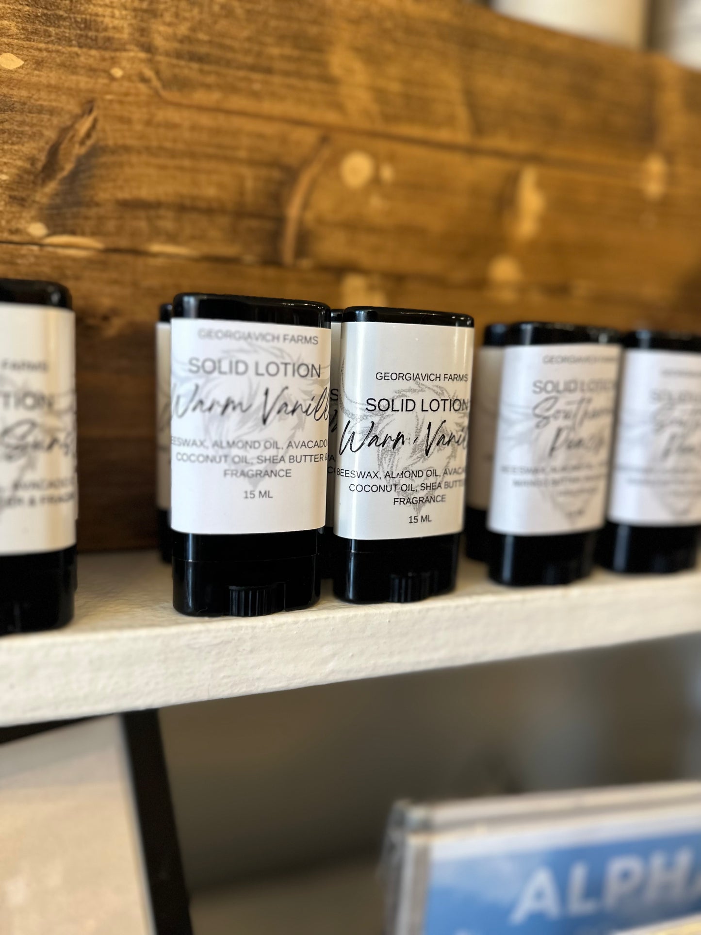 Warm Vanilla Solid Lotion