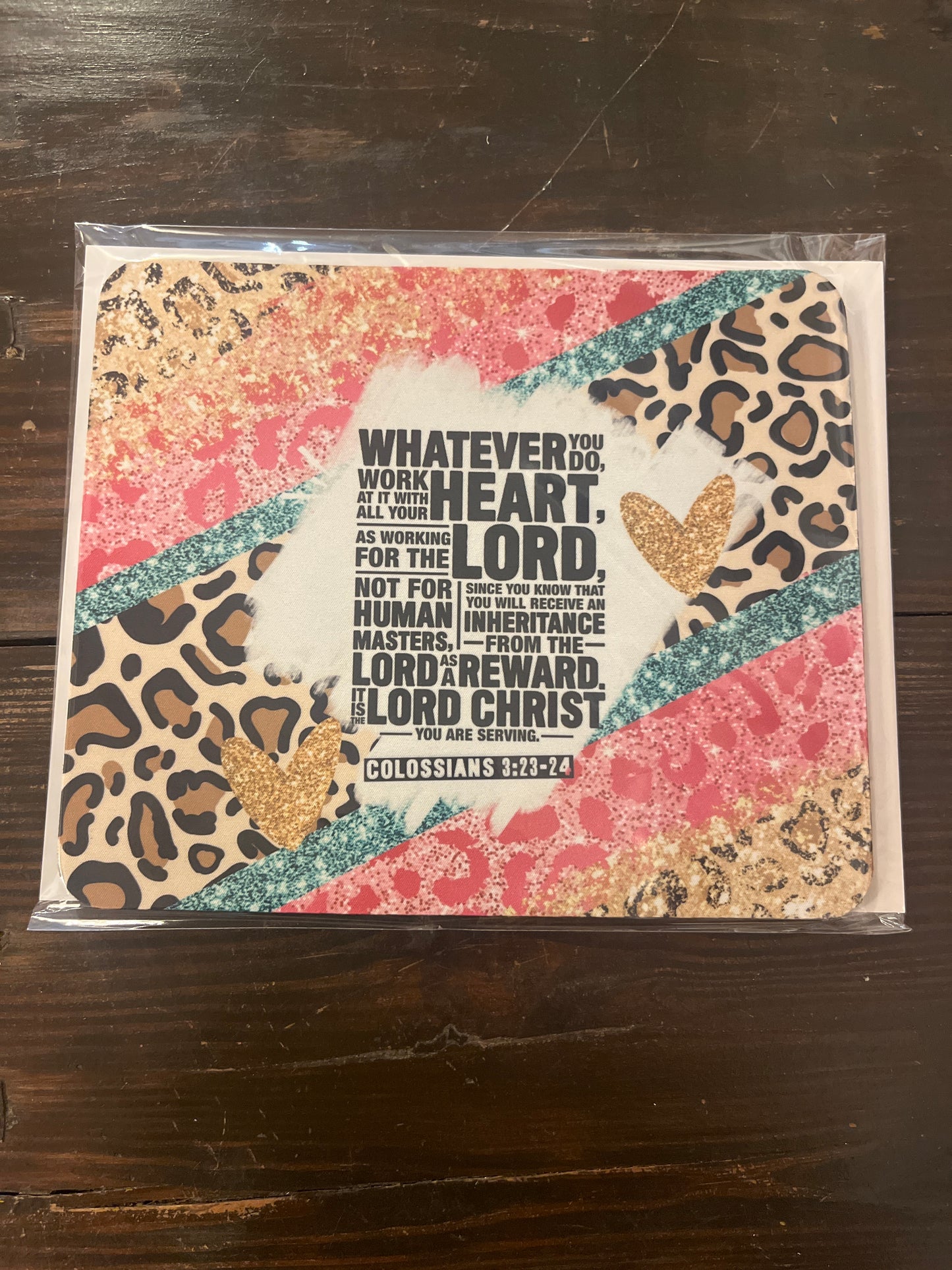 Colossians 3:23 Mousepad