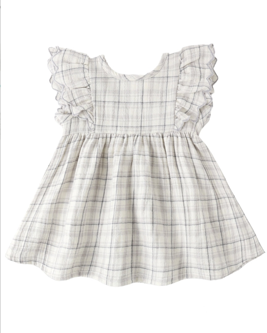 Alina Dress - Blue Plaid