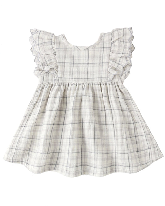 Alina Dress - Blue Plaid