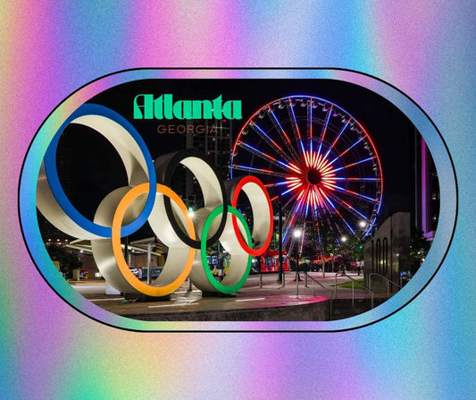 Atlanta Rings Sticker