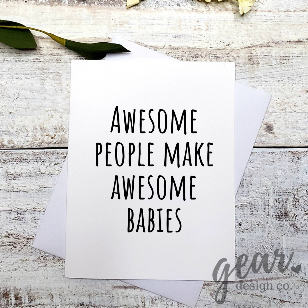 Awesome People Card