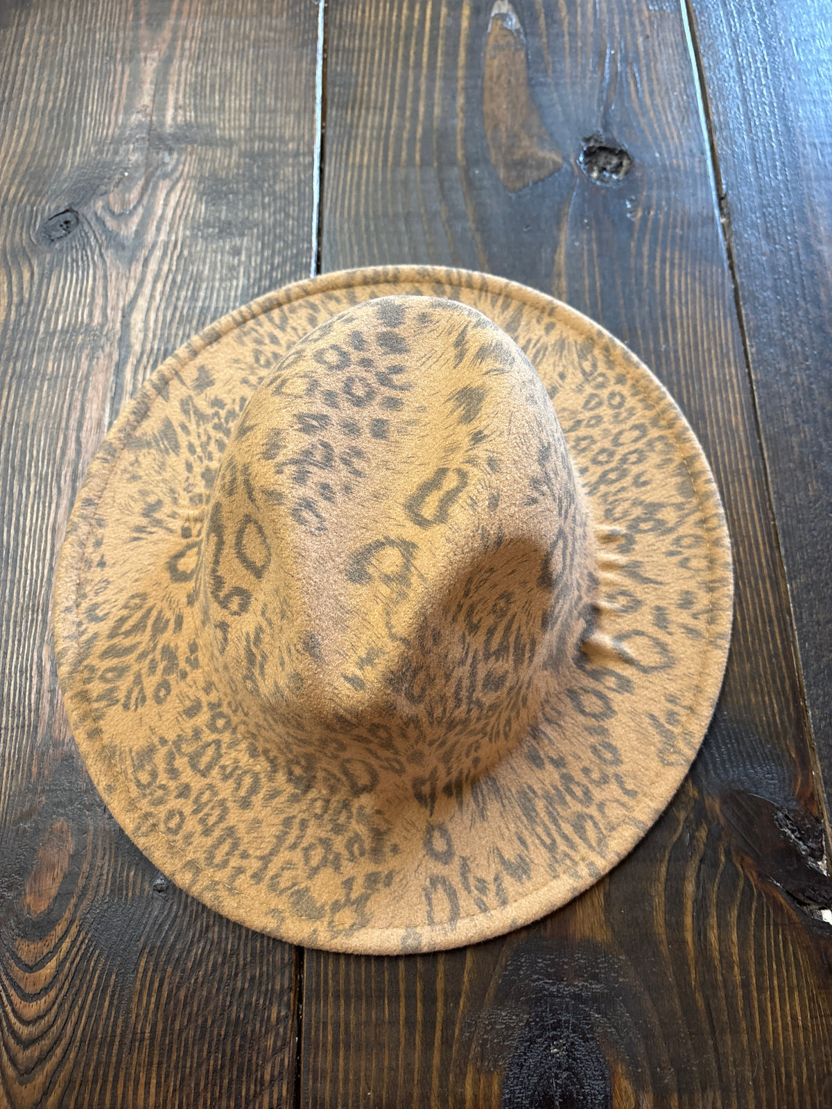 Animal Print Fedora
