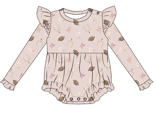 Bamboo Long Sleeve Bubble Romper