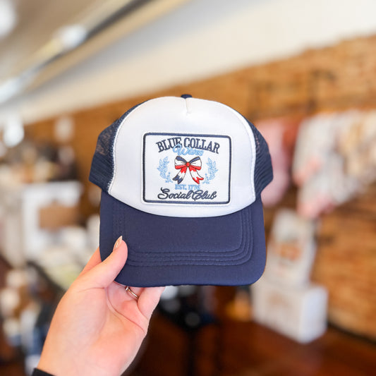 Blue Collar Wives Social Club Trucker Hat