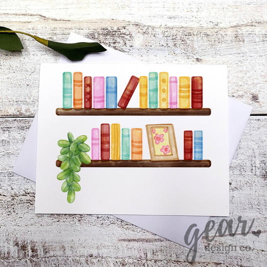 Book Shelf Plants Card Pack
