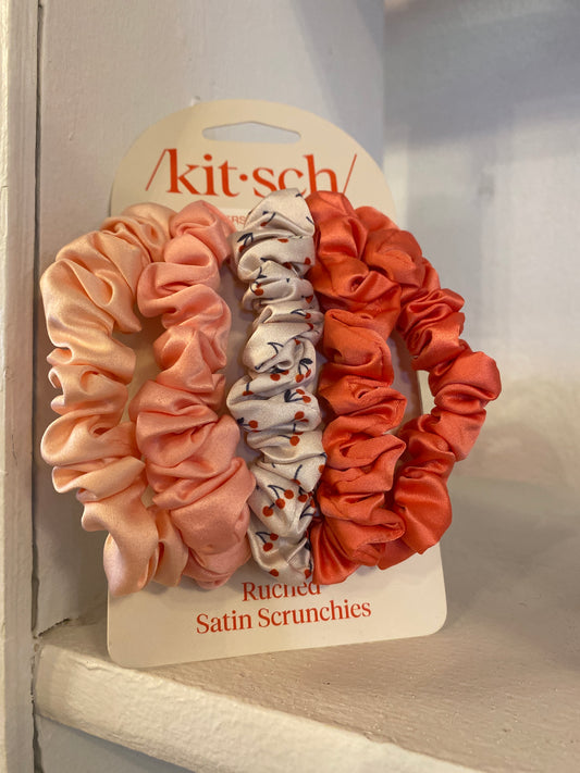 Ruched Satin Scrunchies (RSS)