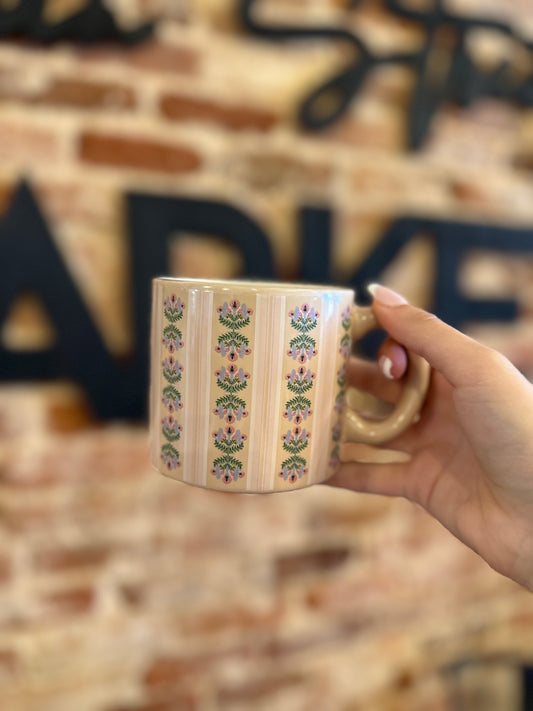 Pink Stripe Mug
