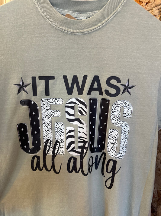 It Was Jesus | Sandstone Comfort Colors T-Shirt