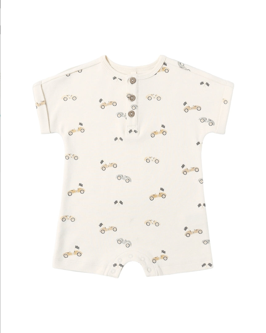 Race Car Short Sleeve One-Piece