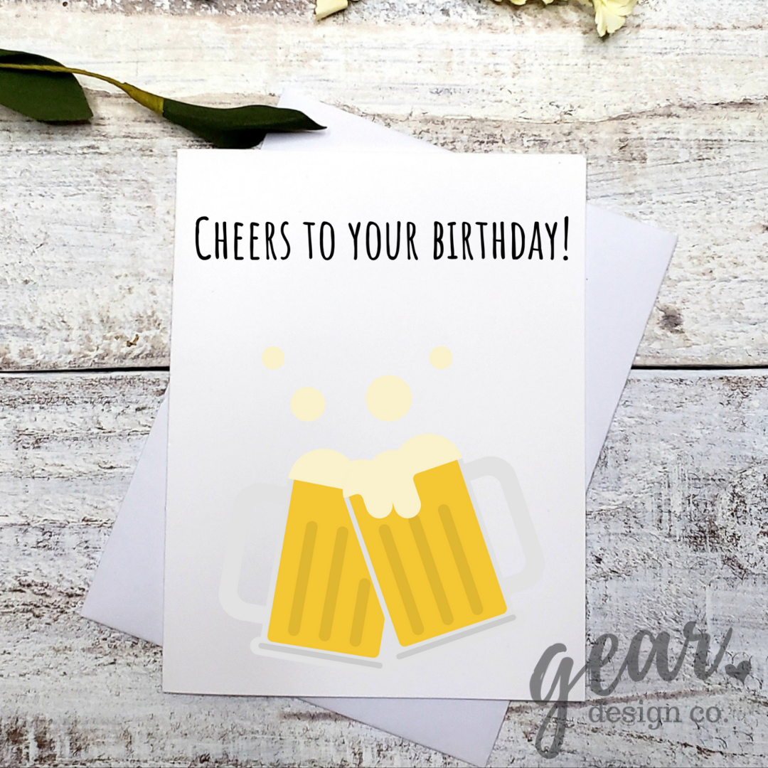 Cheers to Your Birthday Card