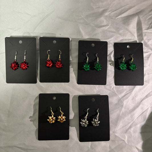 Christmas Bow Earrings