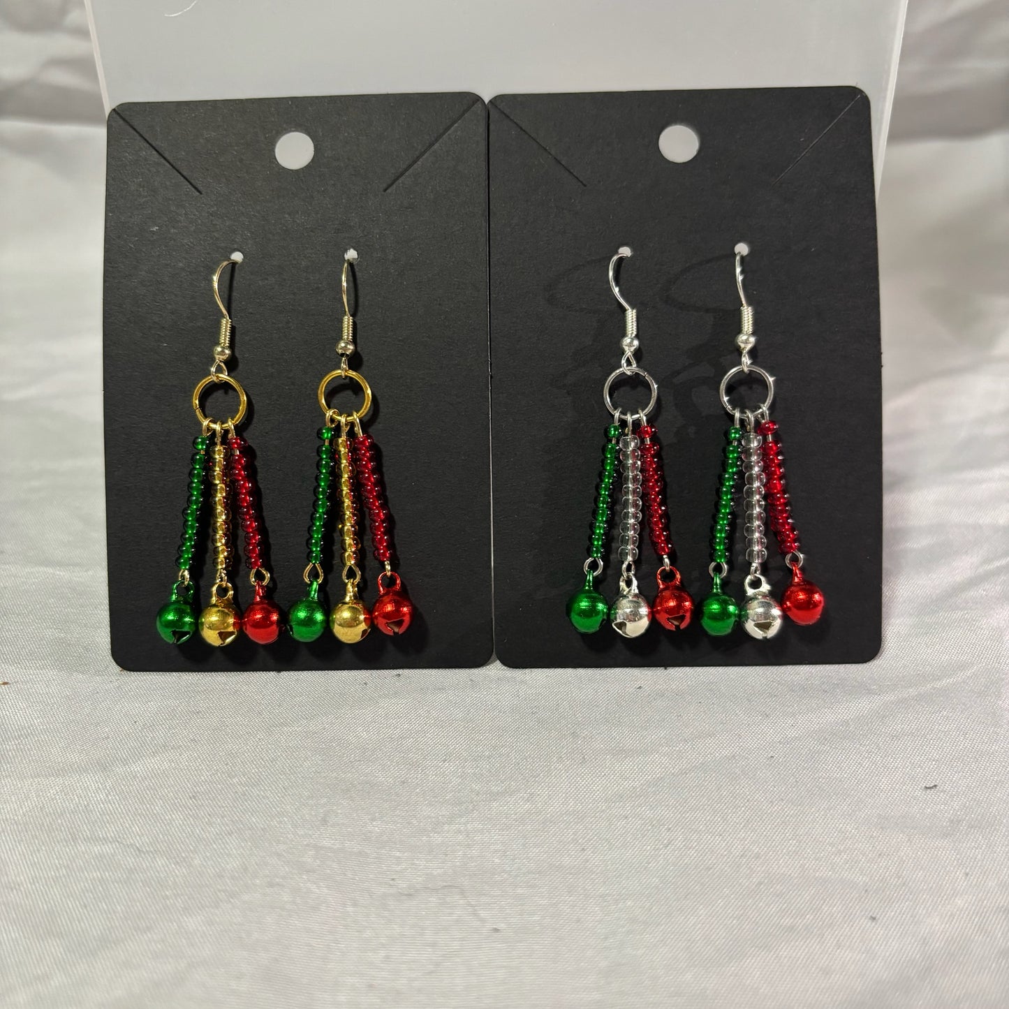 Christmas Jingle Bell Earrings - Dangles