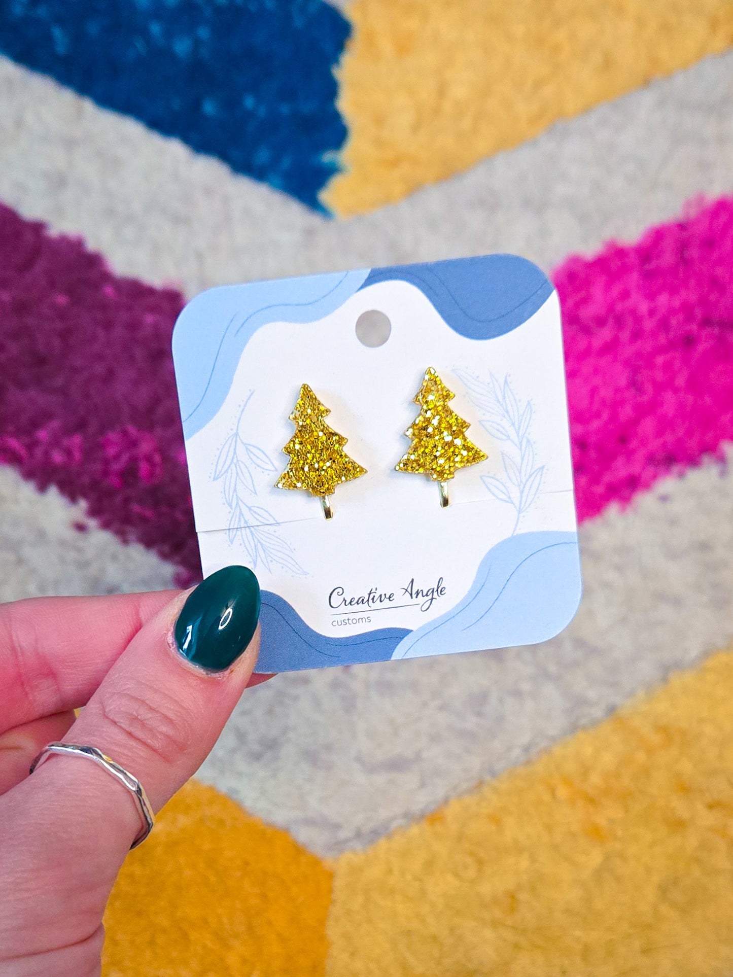 Tree Clip On Earrings