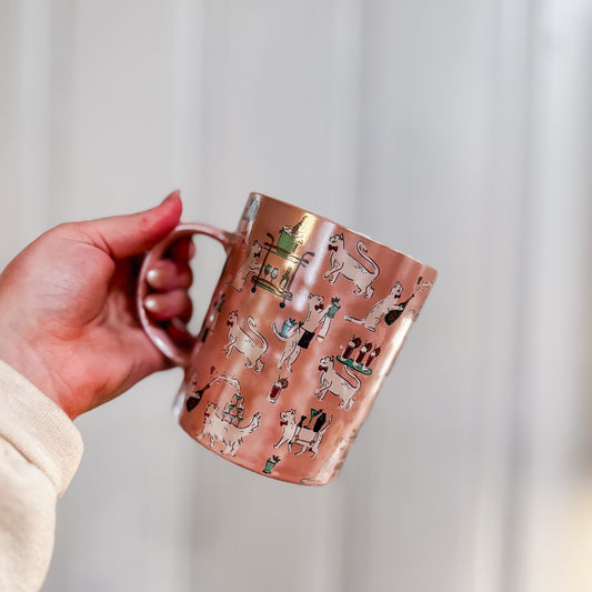 Cocktail Chrome Kitties Mug