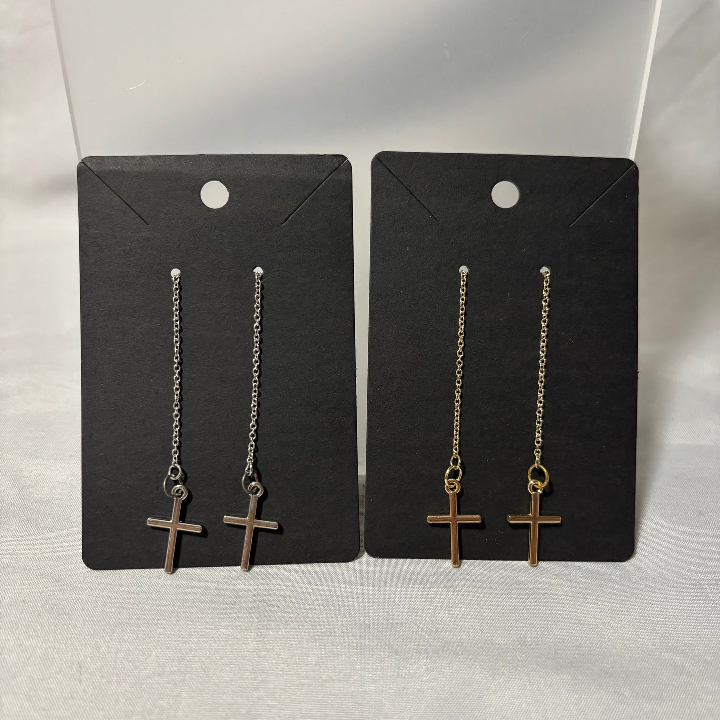 Cross Threaded Earrings