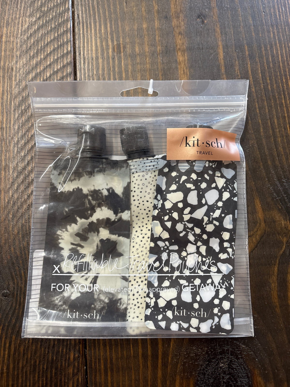 Kitsch Refillable Travel Pouches