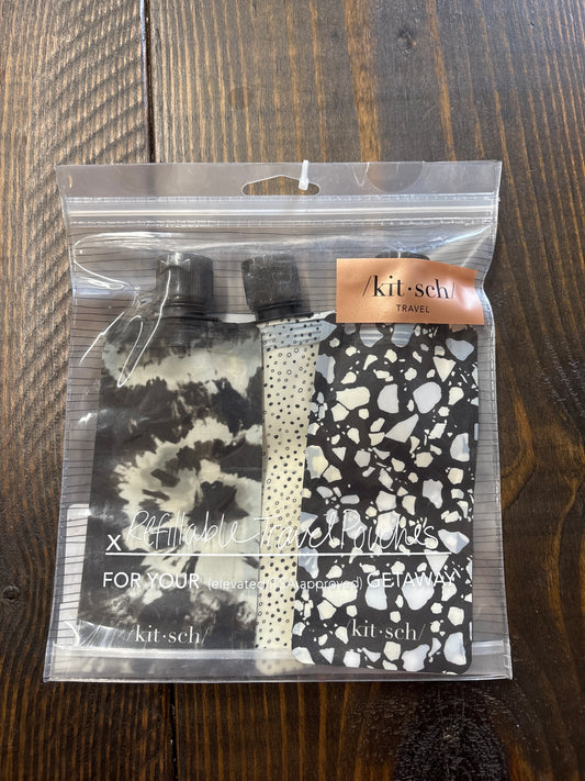 Kitsch Refillable Travel Pouches